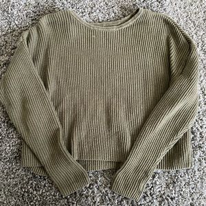 cropped sweater